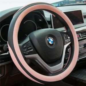 Pink Breathability Skidproof Fits Most Car Styling Steering Wheel Covers