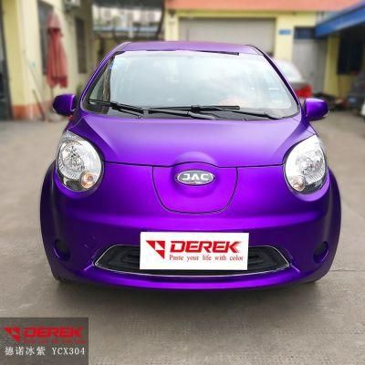 Matte Chrome Metallic Vinyl Car Wrap Vinyl Rolls/Adhesive Sticker/PVC Roll/Car Wrap/PVC Film/Matt Chrome Car Vinyl