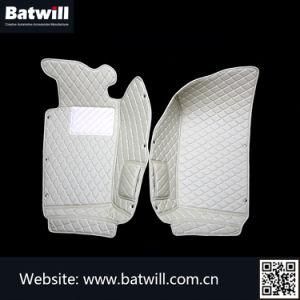 3D/5D Special Sewing Car Floor Mats for Nissan Y-61 in Black and Red Thread
