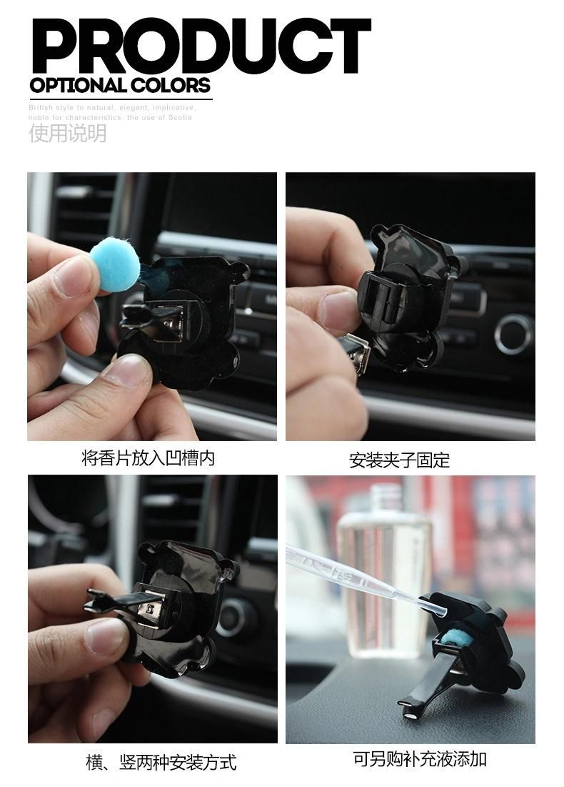 Cartoon Car Vent Clips Air Freshener for Air Conditioner
