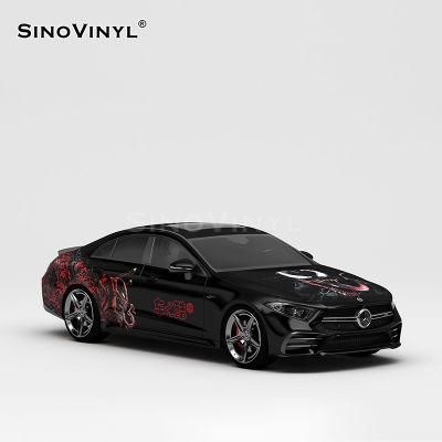 SINOVINYL PVC Waterproof Car Body Wrap Sticker Printing Vinyl Stickers Waterproof Printable Roll