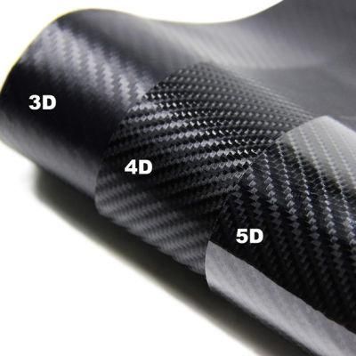 Hot Selling 3D 4D 5D Carbon Fiber Car Body Vinyl Sticker Car Wrapping Film