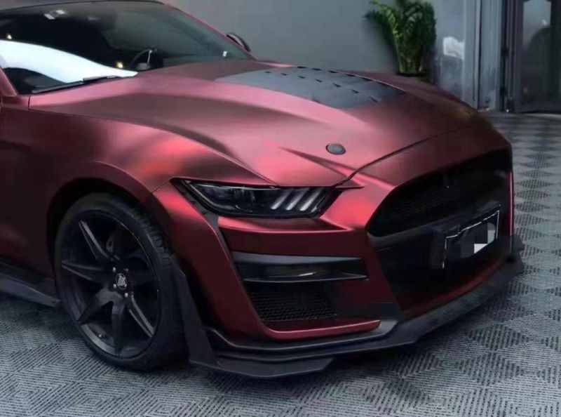 2022 New Color Matte Chrome Romanee Red Car Sticker Vinyl Wrap with Air Release