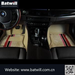 Two Layer Hot Press Odorless PVC Leather and Carpet Car Mat for Highlander