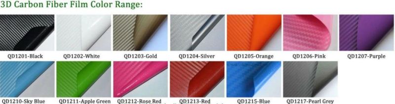 15218 Meter Car Wrap Vinyl 3D Carbon Fiber Car Wrap Vinyl