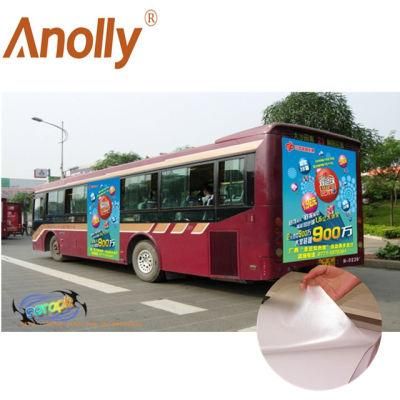 Removable Glue Printing Self Adhesive Vinyl Roll Car Sticker Bus Body Wrapping Film
