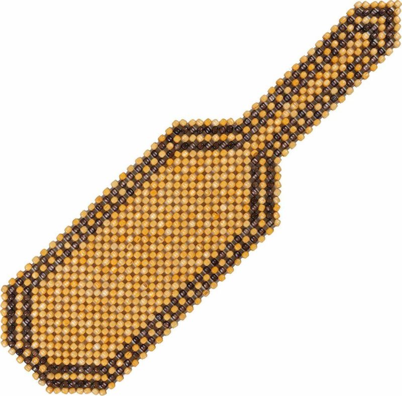Natural Wood Beaded Seat Cover Massaging Cool Cushion for Truck Car