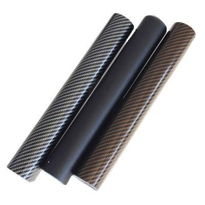 Factory Price Air Bubble Free 2D Carbon Fiber Film Roll Self Adhesive Vinyl Sticker Wrap Film