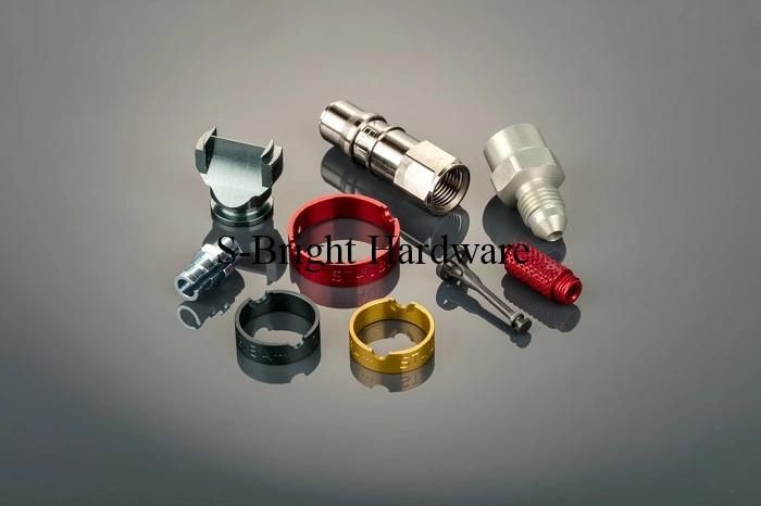 Anodized Aluminium Al5052 CNC Machined 360degree Rotating Stand Cell Phone Mount Bracket for Car (F-254)