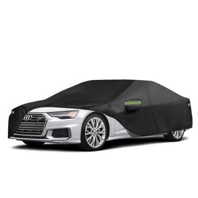 Heavy Duty Black Car Cover for Sedan All Weather Protection