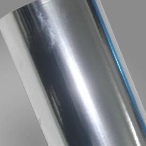 1.52X30m PVC Self Adhesive Film Roll Sticker Silver Mirror Film Chrome Wrap for Car