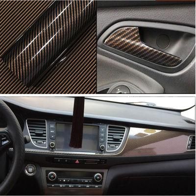 Air Bubble Channel Car Exterior Accessories 2D Carbon Fiber Vinyl