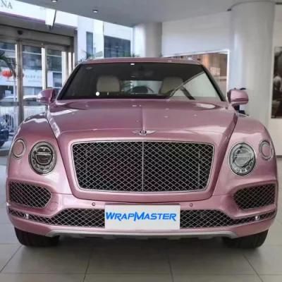 Tsautop 1.52*18m Passion Pink Original Paint Car Vinyl Carwrapping Auto Body Wrap Material