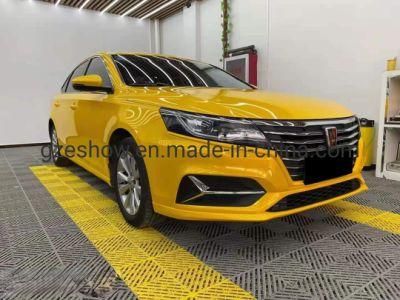 Glossy Metallic Maple Yellow Vinyl Wrap Car Wrap Vinyl Film