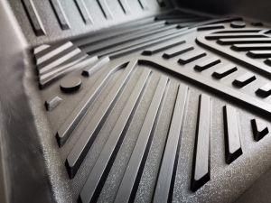All-Weather Floor Mat Liners Front &amp; Rear Row Full Set Liner Non-Slip TPE Odourless