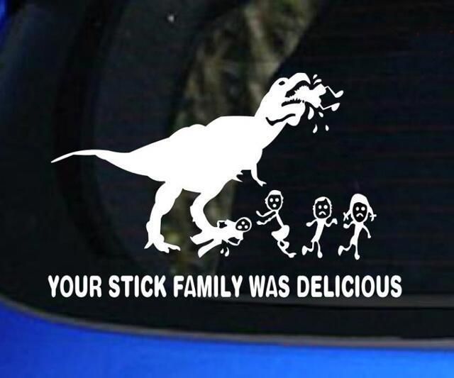 White PVC Jesus Fish Sticker Car Decals