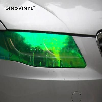 SINOVINYL Factory Price PVC Film Custom Car Light Vinyl High Quality Color Change Chameleon Auto Headlight Tint Film Car Vinyl