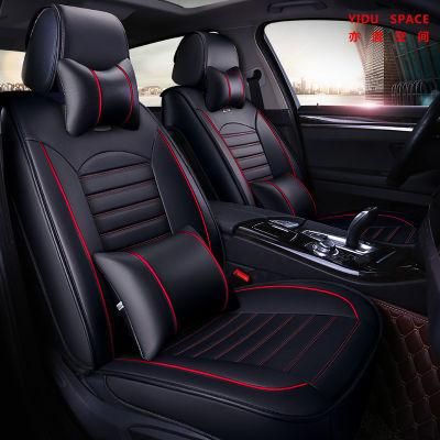 Car Accessory Car Decoration Seat Cushion Universal Black Pure Leather Auto Car Seat Cover