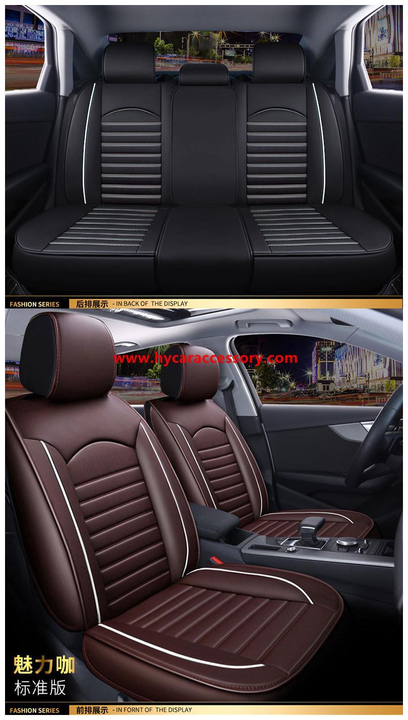 Car Accessories Car Decoration Car Seat Cover Universal Black Pure Leather Auto Car Seat Cushion