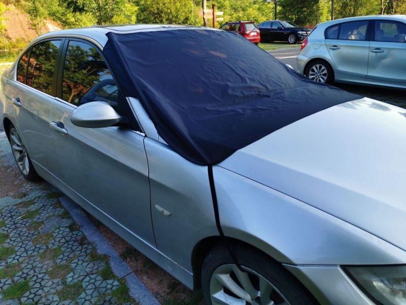 Waterproof Car Cover Breathable Half Top Windscreen Anti UV Snow Dust Sun Shade Protection Snow Protector