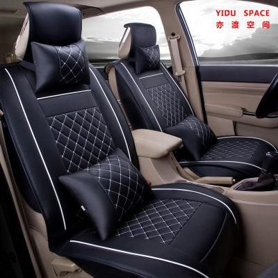 Car Decoration Cushion Universal Cartoon Pure Leather Auto Car Seat Cover Car Accessories