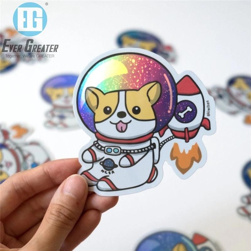 Custom Design Waterproof PVC Vinyl Hologram Sticker Make Your Own Hologram Sticker