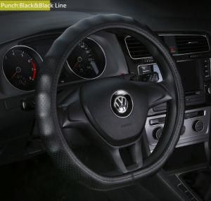 Universal 38cm/15inchs Styling Leather Car Steering Wheel Cover