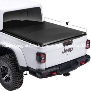 Stjp202050 Soft Three Fold Truck Bed Covers 2020 Jeep Gladiator 5&prime; Multi-Purpose Tailboard Bed Cover