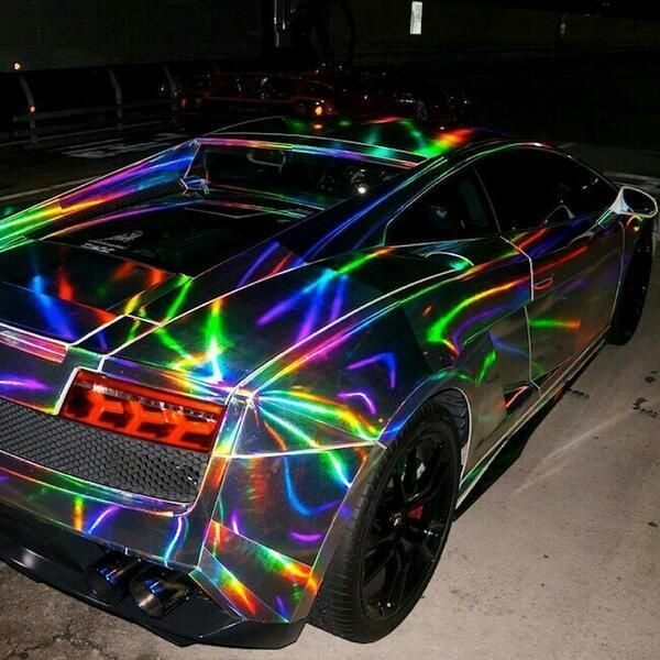 1.52*18m Size Holographic Vinyl Car Body Wrapping Vinyl Sticker
