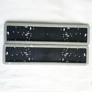 European Size Rhinestone Plate Frames