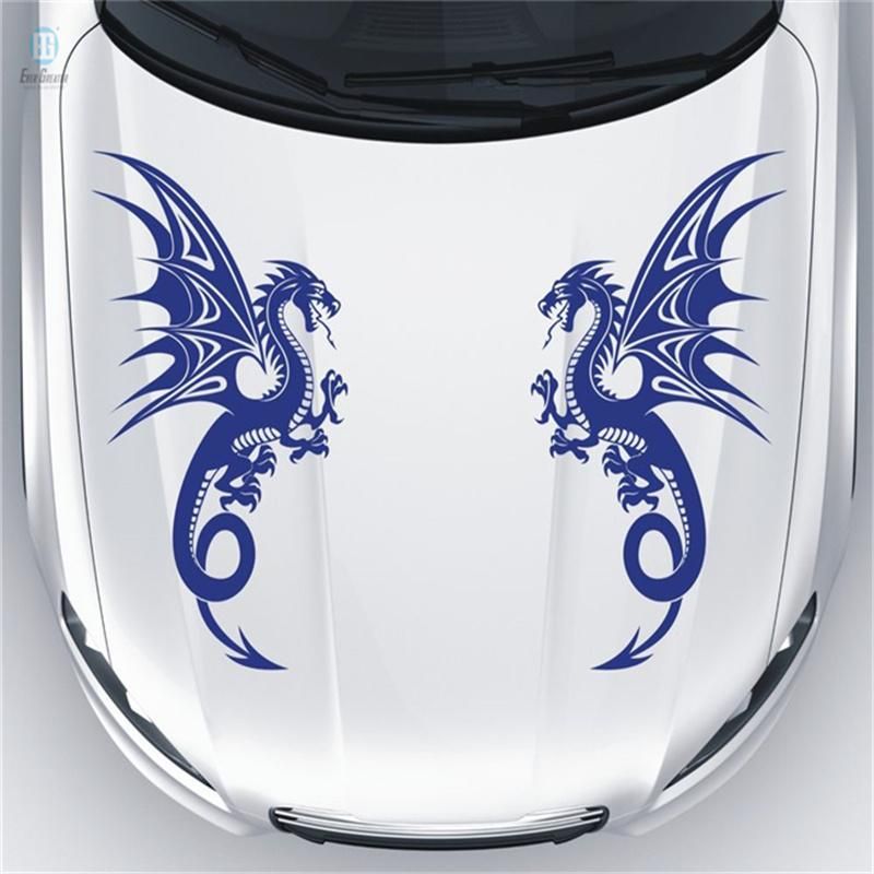 Customized Waterproof PVC Material Green Decoration Car Sticker