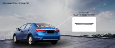 Accessories Rear Trunk Streamer for Toyota Corolla 2014