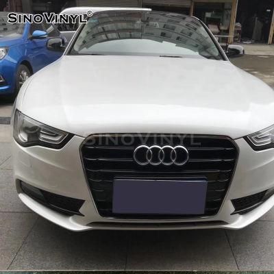 SINOVINYL Premium Self Adhesive Special Glossy Pearlescent White Color Car Body Wrap Sticker