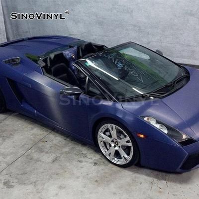 SINOVINYL 1.52x28M Wholesale Price Aluminum Brushed Metallic Vinyl Wrap For Full Car Body
