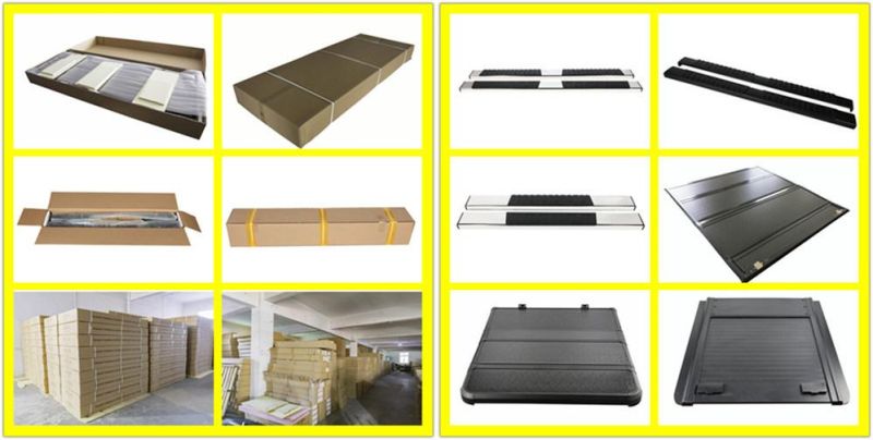 Hard Tri Tonneau Cover, Bak Hard Four Fold Tonneau Cover for Ford F-150/Dodge RAM1500/Dodge RAM1500/ Siera 1500