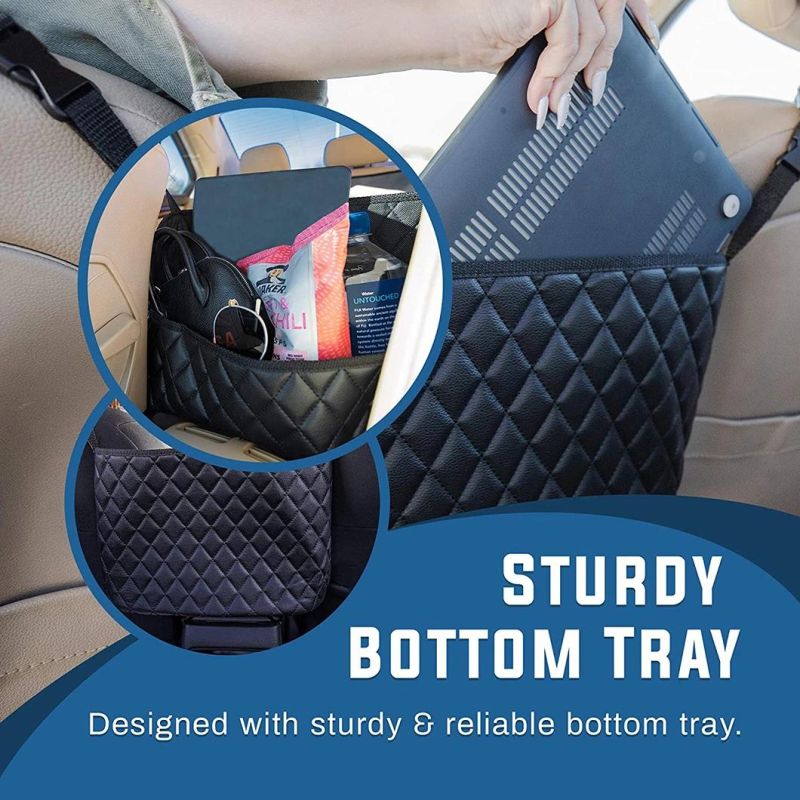 Automotive Console Organizer Universal Handbag Holder for Car Front Seat Auto Storage Accessories for Men Women Interior