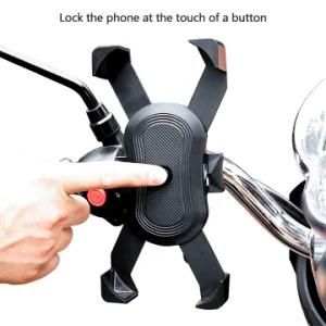 Automatic Lock Bike Phone Stand Stable Bicycle Phone Holder