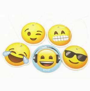 Emoji Custom Advertising Promotional Paper Car Air Freshener