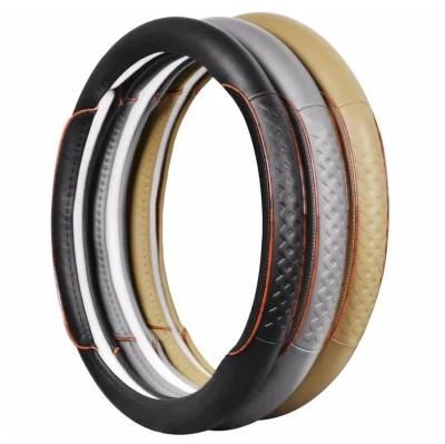 Factory Supply New Design Leather Car Steering Wheel Cover