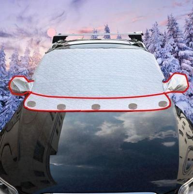 Waterproof Car Cover Breathable Half Top Windscreen Anti UV Snow Dust Sun Shade Protection Snow Protector