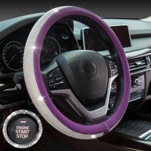 Full of Crystals Steering Wheel Cover Fashion Grip Cover