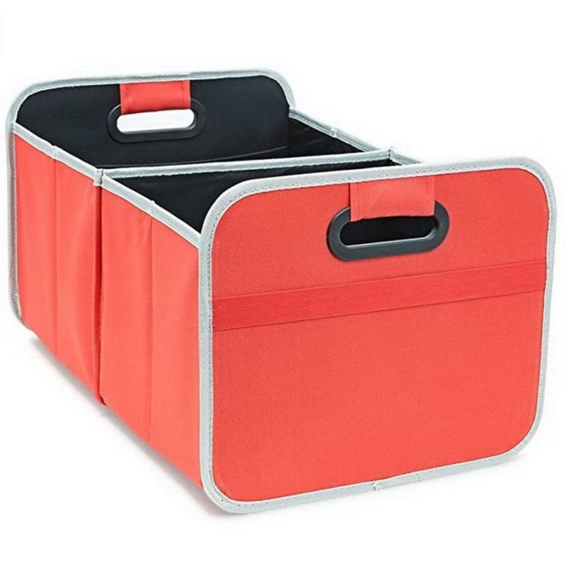 Custom Logo Smart Folding Collapsible Car Accessories Organiser Storage Bag Holder Foldable Car Trunk Organizer