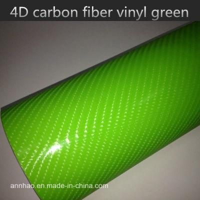 Premium 4D Gloss Carbon Fiber Vinyl Sticker Wrap Decal Sheet Bubble Free Film Paper