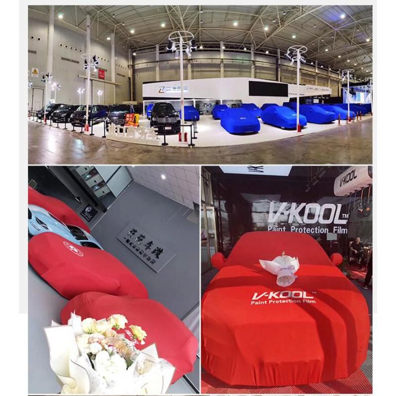 Exhibition New Car Unveiling Protection Waterproof Dust-Proof Velvet Car Cover