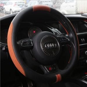 Four Seasons Genuine Leather Steering Wheel Cover