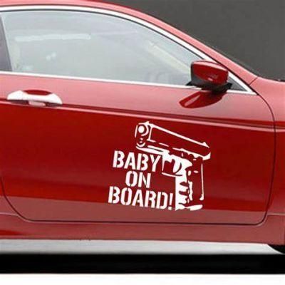 Customized Logo Printing Durable PVC Vinyl Car Body Sticker