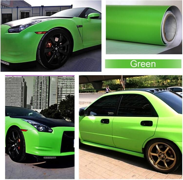 Hot Sale Self-Adhesive Vinyl Roll Matte Chrome Car Vinyl Wrap