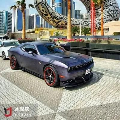 Black Matte Chrome Car Vinyl Wrap/ 1.52*18 M Full Body Wrapping/Vehicle Wrap Car Wrap Vinyl