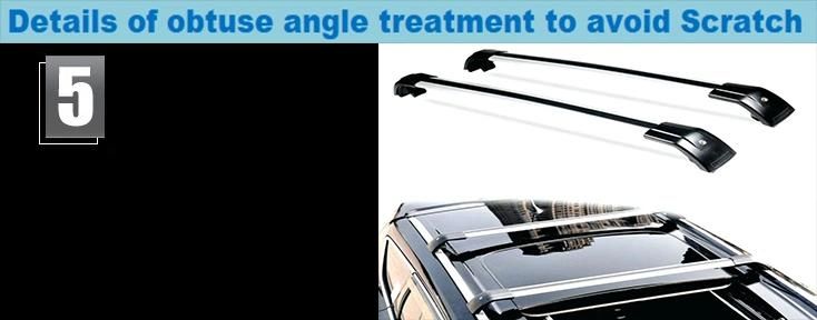 Aluminum Alloy Car Top Luggage Carrier Roof Rack Bar