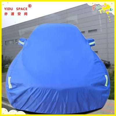 Wholesale Oxford Blue Sunshade Portable Sunproof Waterproof Sedan Cover